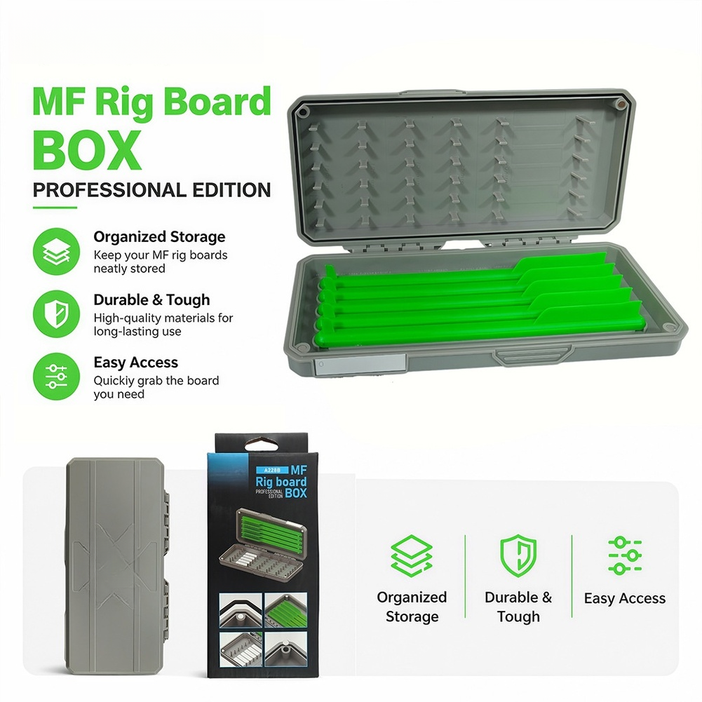 Carp Fishing Rig Board Box wit - Fishing Hook Box recension och pris