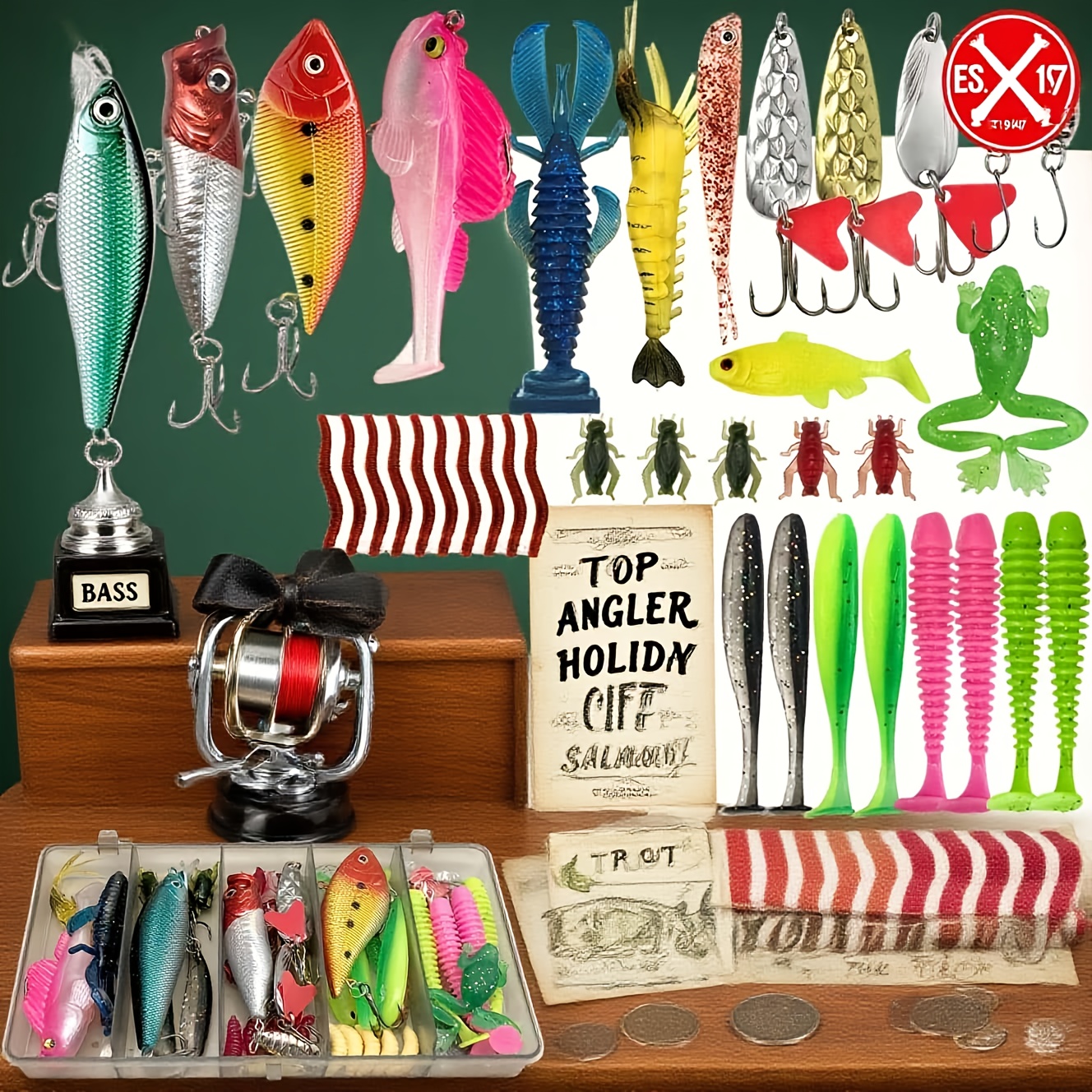 133Pcs Premium Fishing Lures T - Fishing Hook Jig recension och pris