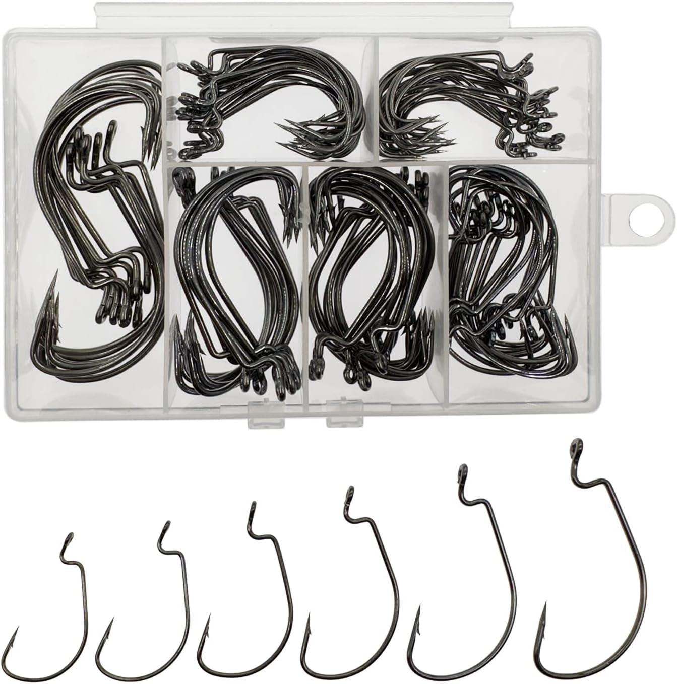 110pcs Bass Fishing Hooks Set, - Fishing Hook Offset recension och pris