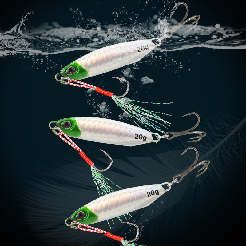 1pcs Metal Cast Jig hooks 20g/ - Fishing Hook Treble recension och pris