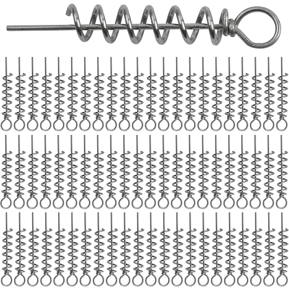 50Pcs Spring Twist Lock Fishin - Fishing Hook Stainless Steel recension och pris